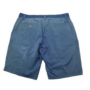 Under Armour Shorts Men 38 Blue Gray Heatgear Loose Fit Golf Lightweight Hiking